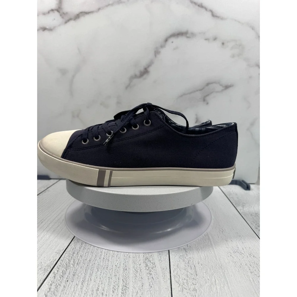 Ben‎ Sherman Men Sneakers Canvas Navy Casual Lace Up Size 10.5